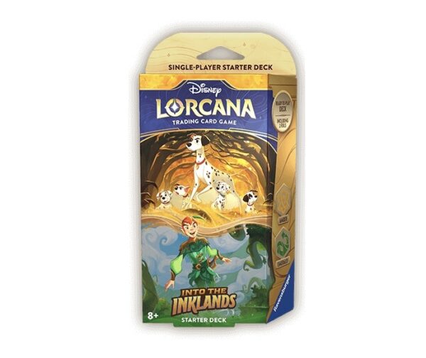 Disney Lorcana Into Inklands Amber/Emerald Starter Deck