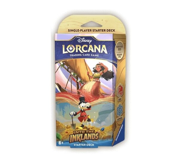 Disney Lorcana Into Inklands Ruby/Sapphire Starter Deck
