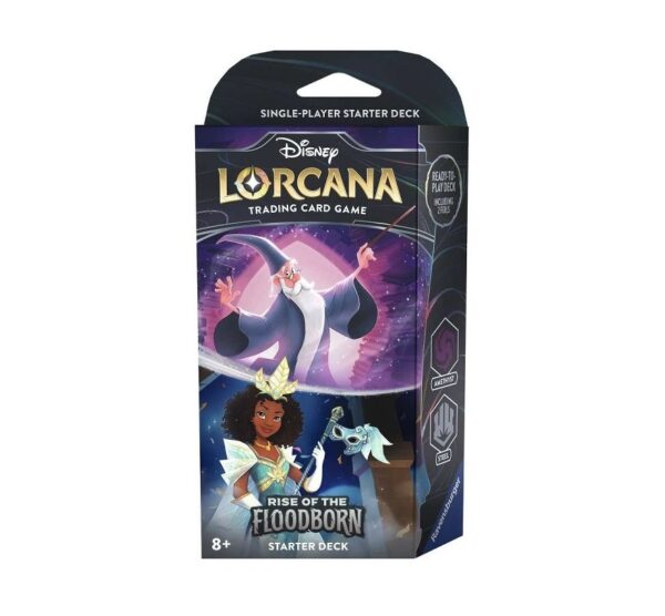 Disney Lorcana Rise of Floodborn Amethyst/Steel Starter Deck